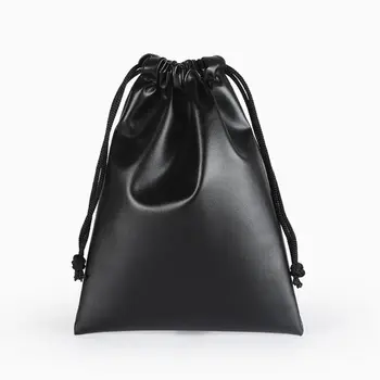 

2019 New Fashion PU Leather Gift Bag Jewelry Pouch Drawstring Wedding Waterproof Organizer