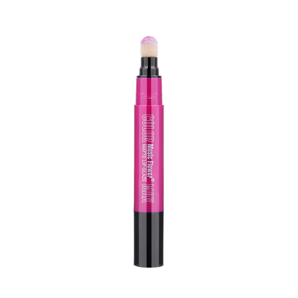 

Matte Lipstick Makeup Rotating Soft Air Cushion Sponge Lipstick Matte Silky Bite Lip MakeUp Cosmetics Nude lip gloss containers