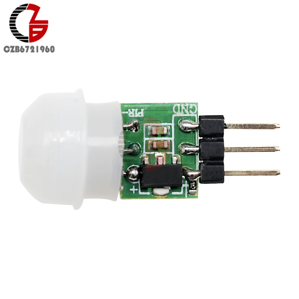 DC 5V 12V Мини PIR датчик движения переключатель модуль ИК инфракрасный индукции