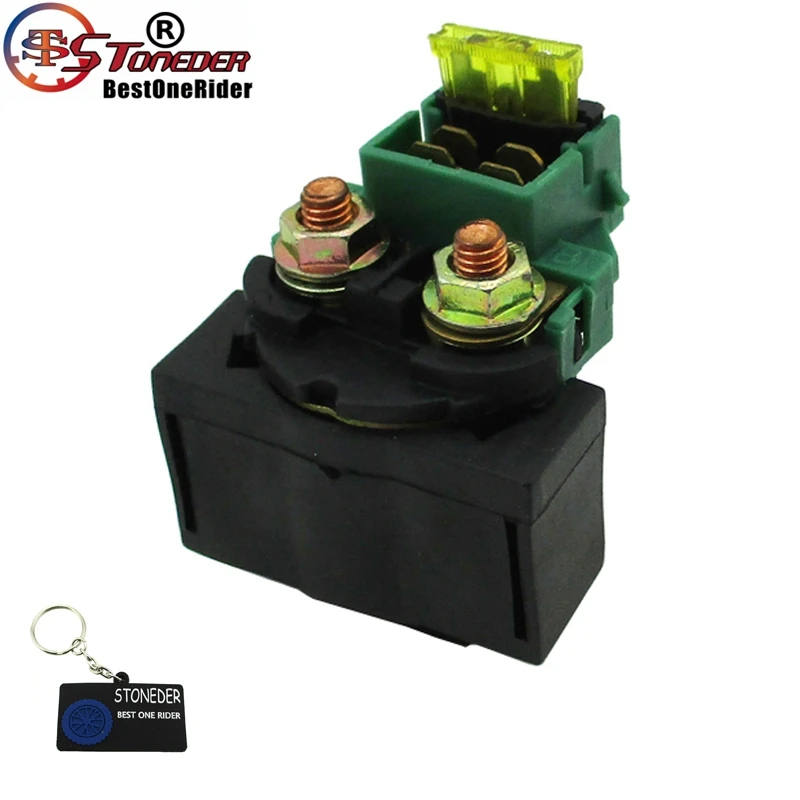 STONEDER 12V 20A Starter Solenoid Relay For Kawasaki KLF110 KLF110E