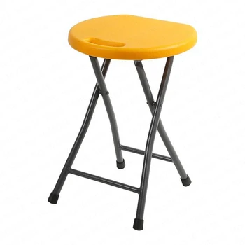 

Folding Stools Household Plastic High Stools Portable Outdoor Adult Sitting Student Dormitory Stool Folding Chairs Beach Chair