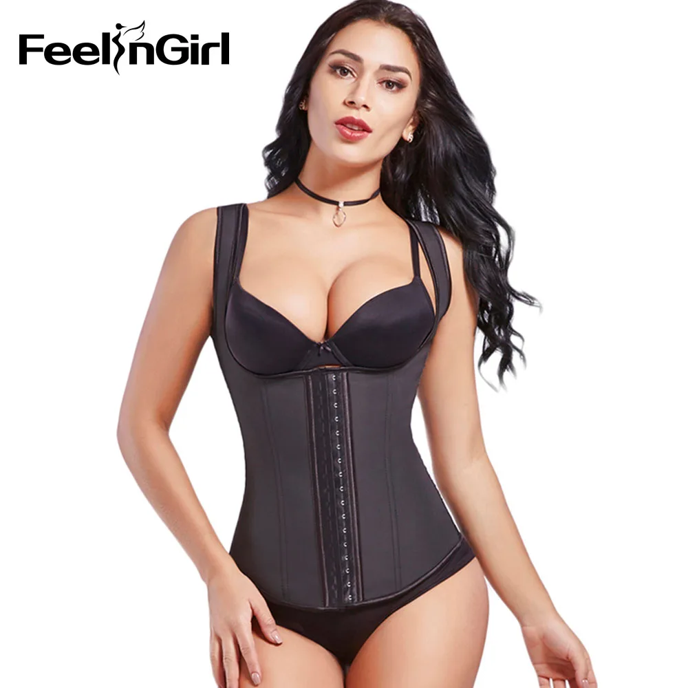 Новый черный латексный корсет Body Shaper стальной костяной корсет латексная Талия Cincher Sexy Corpete Corselete Slim Shapewear талии тренер - изображение