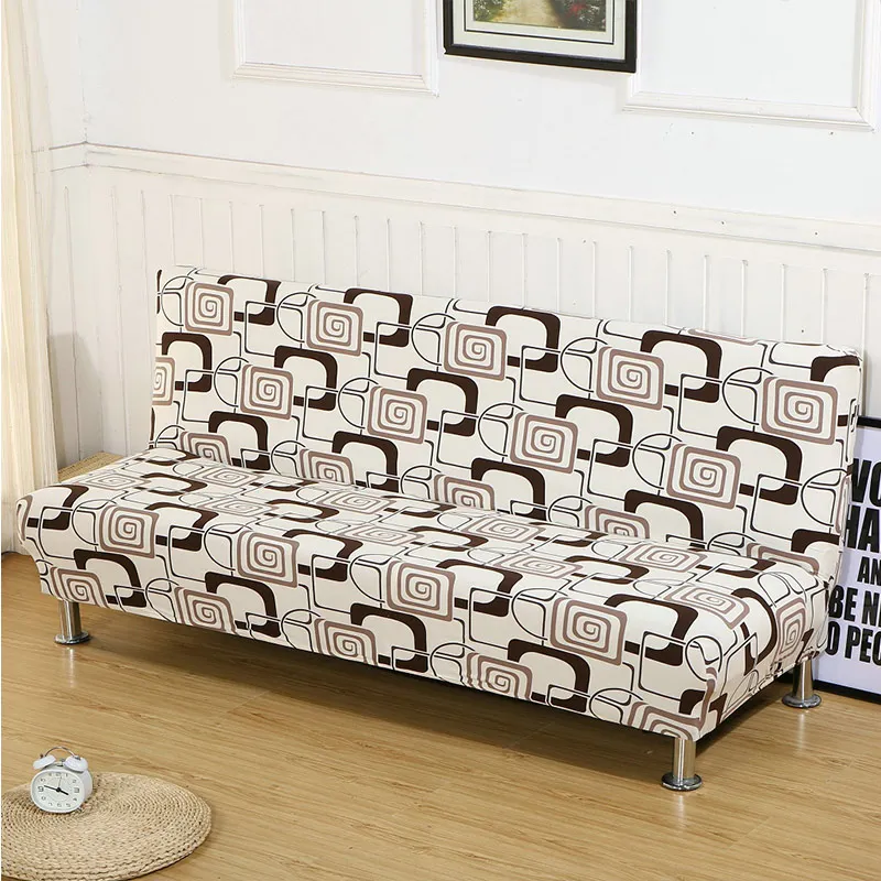 Sofa Cover for Folding Sofa with Tight Wrap to Protect Sofa from Scratch Made with Polyester and Spandex