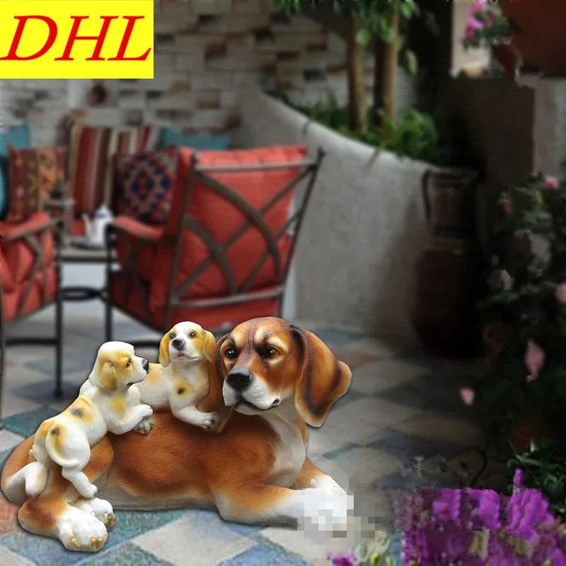 

Simulation Labrador Retriever Animals Dogs Resin Art Craft House Decoration Action Figure Collectible Model Toy L1983