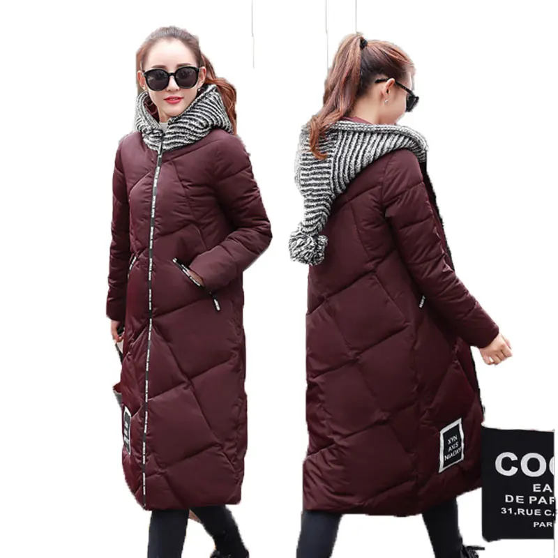 

Women Winter Coat  In The New Women's Long Cotton-padded Clothes | Cotton-padded Jacket, Leisure Thin Body Warm Winter Coat