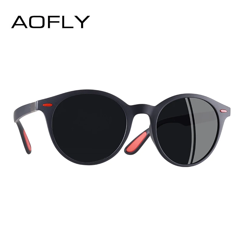 Goede Aofly Brand Design Mannen Zonnebril Gepolariseerde Ovale Frame Zonnebril Vrouwen Mannen Vintage Unisex Bril Oculos De Sol AF8112