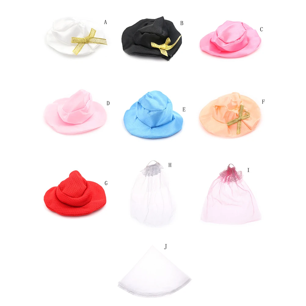 

1pc Wedding/Evening Dress For Doll Doll Accessories Girls Toy Gifts Hat Headwear For Doll Doll Party Costume Clothes Newest