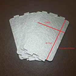 5 шт./лот микроволновая печь слюдяной лист 0,45 мм толще 10,7X6,4 см