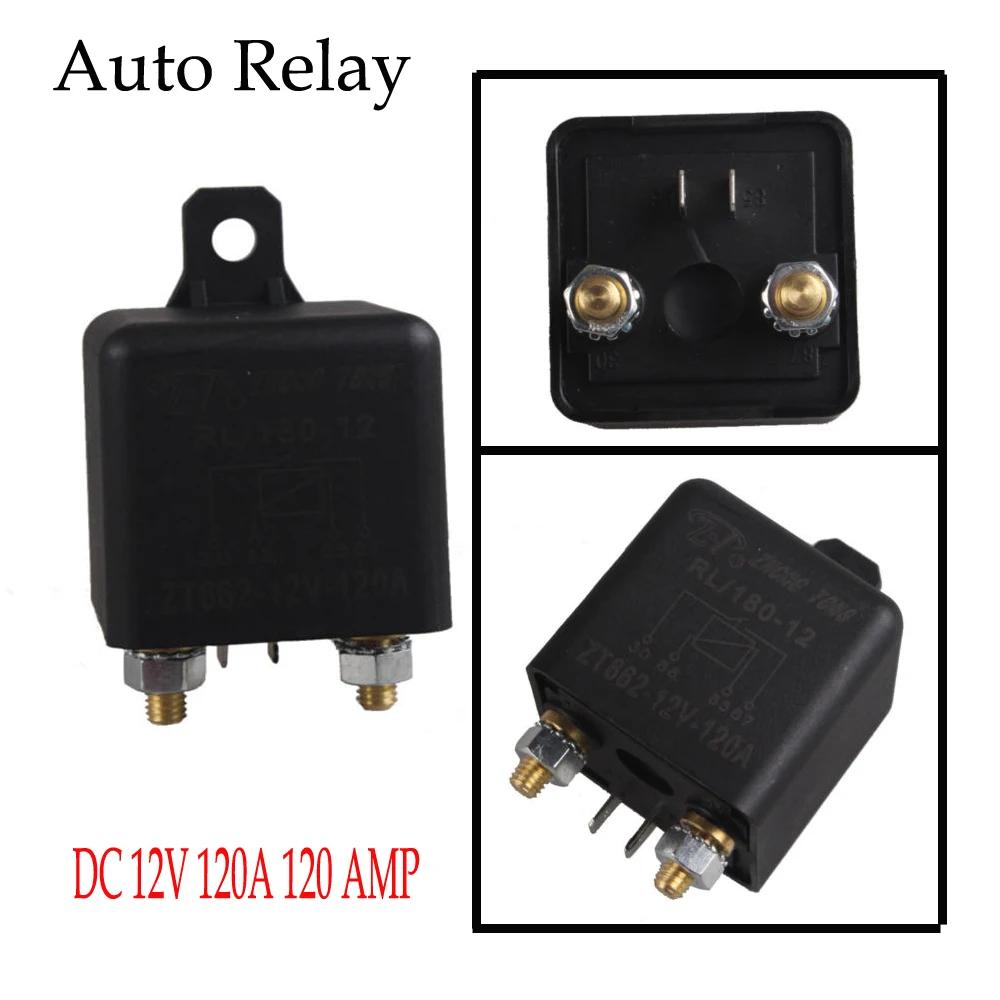 Автомобильное сверхмощное реле speeddc 12V 120A 120 AMP SPST 4 Pin P универсальный тип подходит