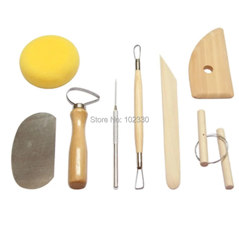 50sets 8pcs/set Pottery Tools Set Pottery Ceramics Molding Clay Tools
