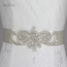 Inofinn WHM1 Кристалл Стразы Вечеринка платья Аксессуары свадебные Ремни пояса, пояс невесты свадебные пояса ремни