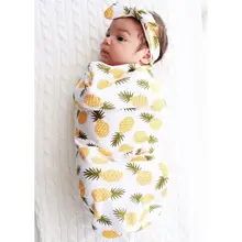 Good Quality New Newborn Baby Print Swaddle Wrap Blanket Sleeping Bag Swaddling Receiving Blankets +Headband цена Good Quality New Newborn Baby Print Swaddle Wrap Blanket Sleeping Bag Swaddling Receiving Blankets +Headband цены онлайн