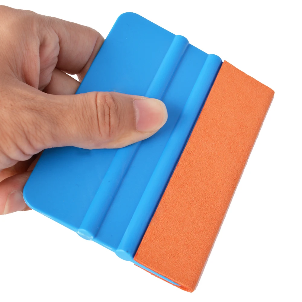 

EHDIS Suede Edge Card Squeegee Vinyl Film Car Wrap Pro Tint No Scratch Scraper Window Tints Tool Car Sticker Old Glue Remover