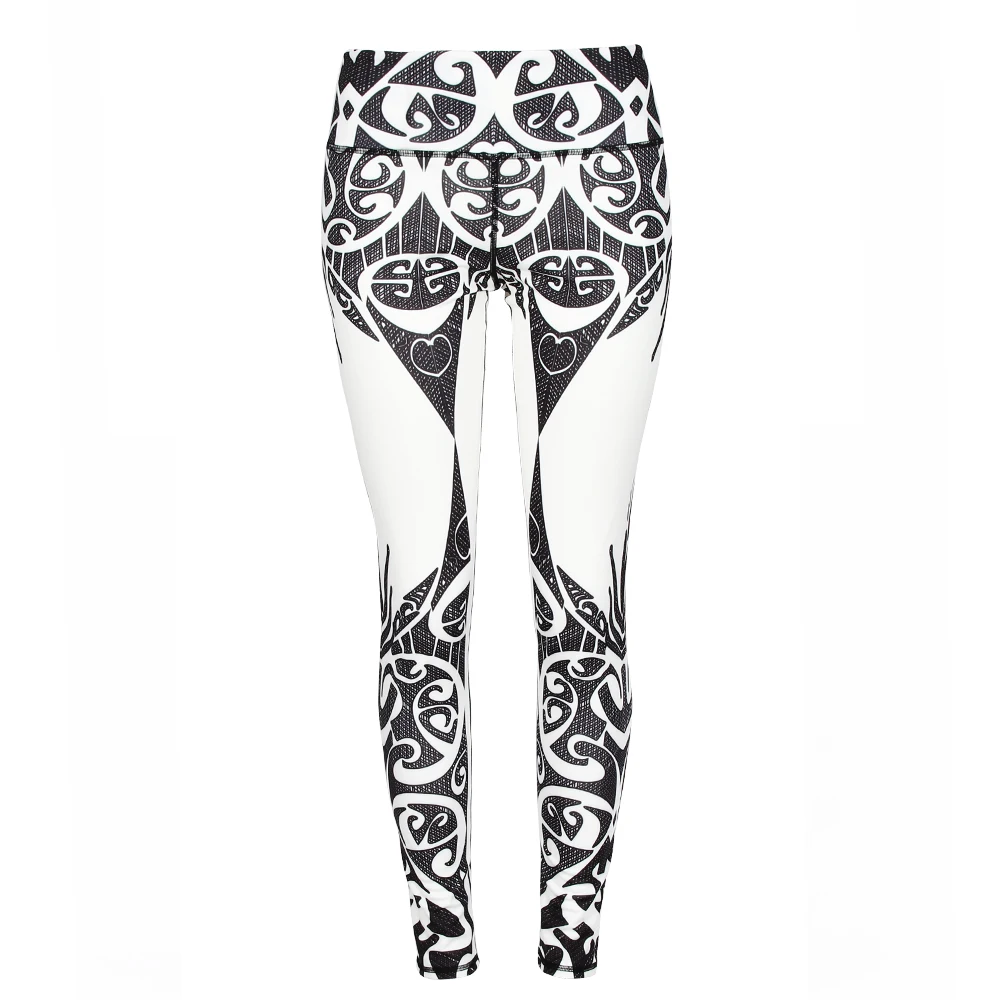 JIGERJOGER 2016 Black and White Pattern Sublimation Women
