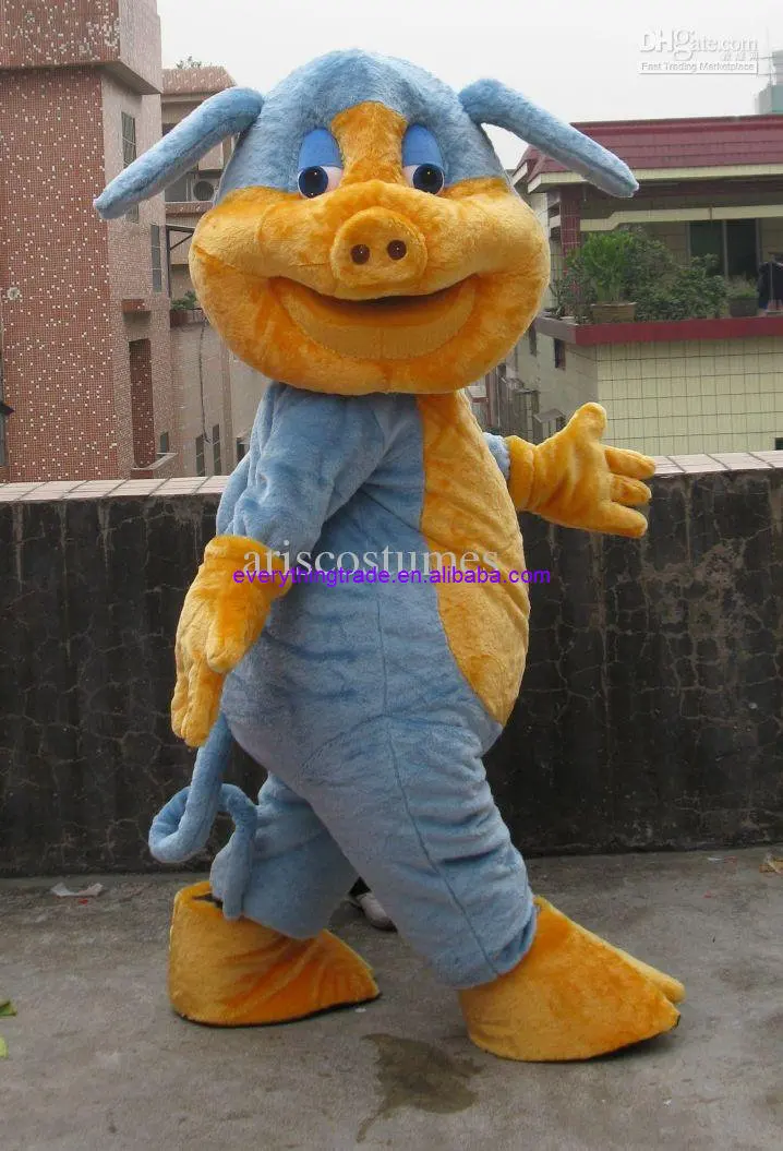 Hot sale Foam Adult cute pig mascot costume carnival costume fancy