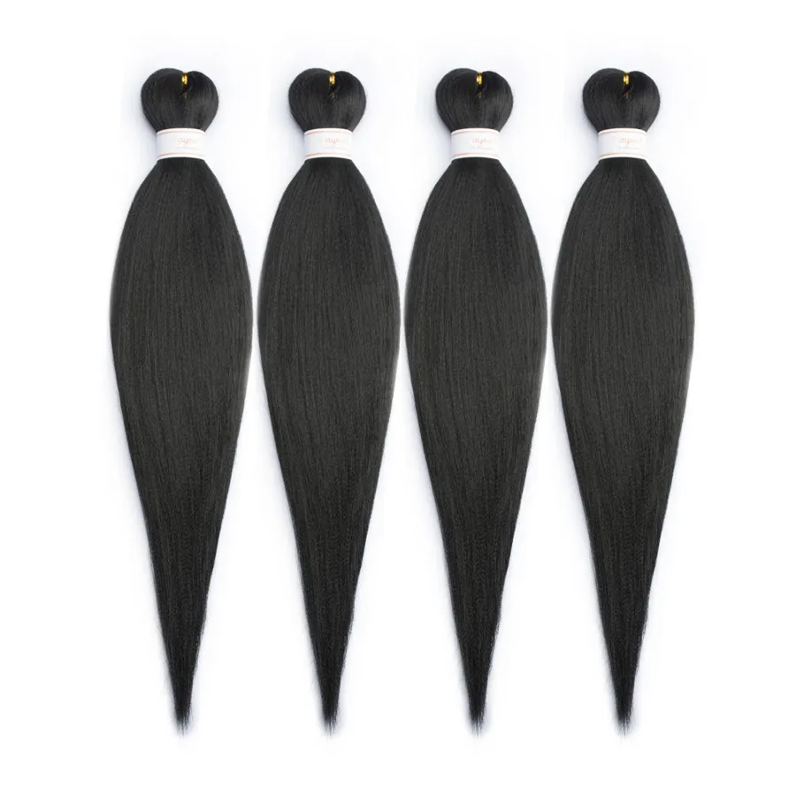 

XCCOCO Jumbo Braids Crochet Hair 85/Pack Fiber Synthetic Braiding Hair For Women 1B 2# 4# 30# 99J 22 Inch