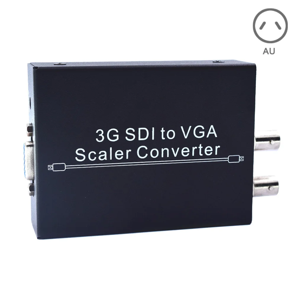 

New 3G SDI to VGA +SDI Scaler Converter 3G HD SD 2.97Gbps Loop Output