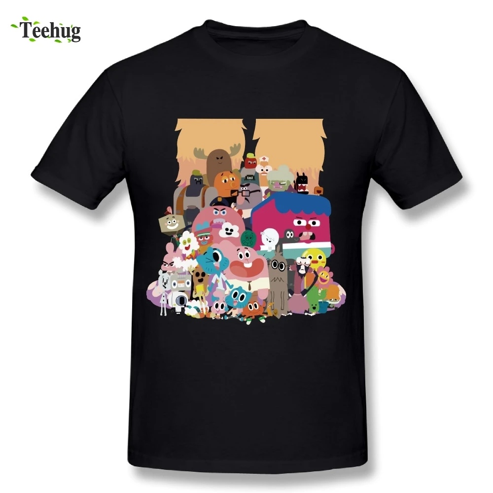 Funny Cartoon The Amazing World of Gumball T Shirt Boy