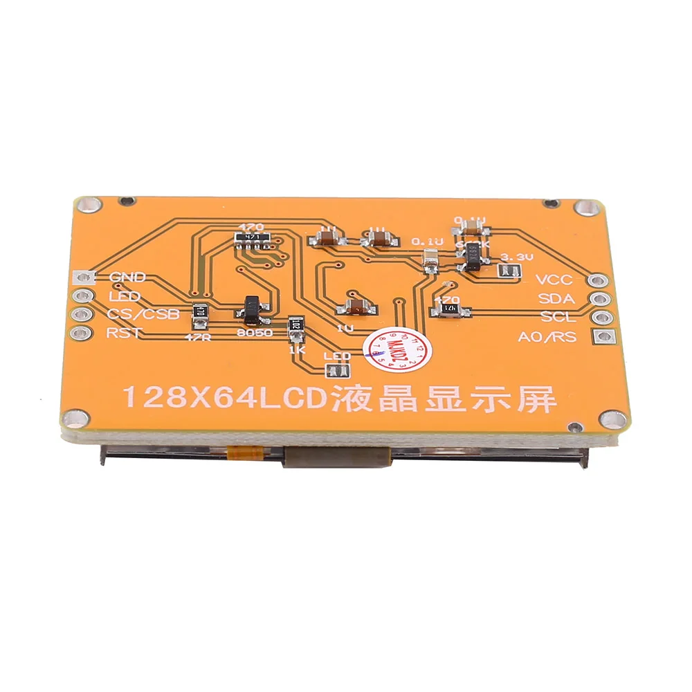 ЖК 12864 IIC I2C ЖК-дисплей модуль 128x64 точек 5 в графическая матрица ЖК 12864 белая подсветка