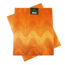 Нигерийская Кружевная повязка на голову в африканском стиле комплект из 2 шт./компл. высокое качество используется для вечерние оранжевый SL-1533