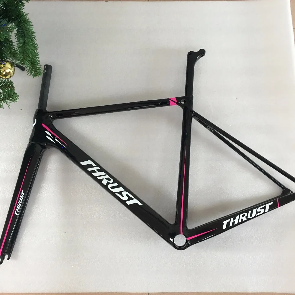 Sale 2017 THRUST Carbon Road Bike Frames Super Light Bicycles Carbon Road Frame BB86 Cycling Frameset Fast Free Shipping 9