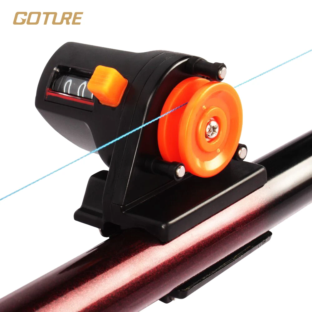 Goture Fishing Line Counter 0 999m Depth Gauge Indicator Fishing Rod Accessories Depth Finder