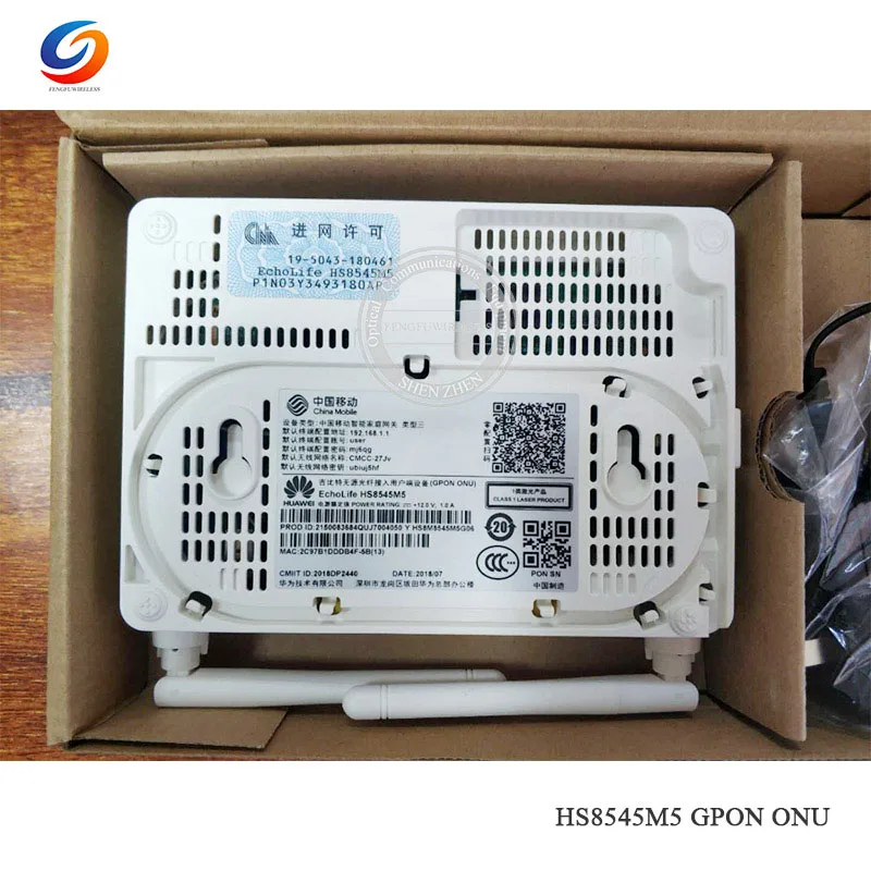 Hua Wei GPON ONU ONT FTTH Fibra оптика HS8545M5 GPON маршрутизатор 1GE+ 3FE+ 1TEL+ USB+ Wifi Мини Размер английская прошивка