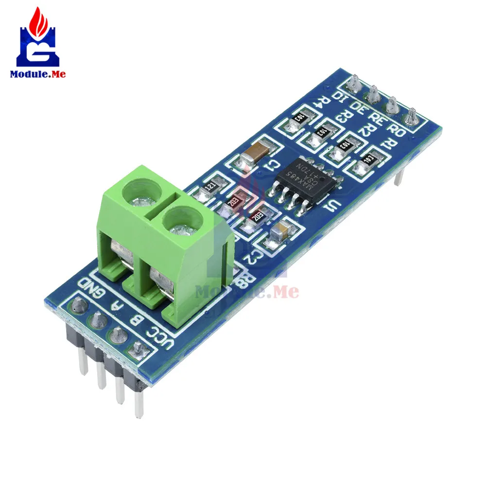 5 sztuk MAX485 moduł RS-485 TTL zwrócić się do RS485 MAX485CSA moduł konwertera do mikrokontrolera Arduino MCU rozwój akcesoria 5 sztuk MAX485 moduł RS-485 TTL zwrócić się do RS485 MAX485CSA moduł konwertera do mikrokontrolera Arduino MCU rozwój akcesoria