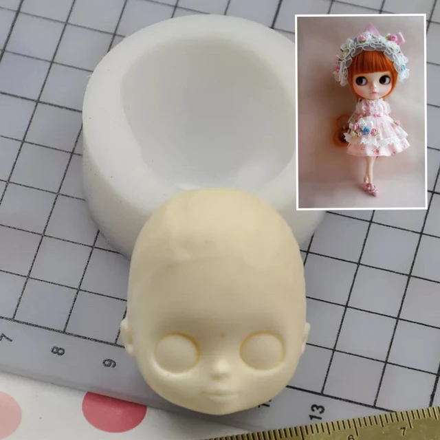 Plastic Chocolate Doll Logo Lolly Mould