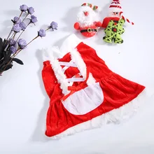 NEW Pet Puppy font b Dog b font Christmas font b Clothes b font Santa Claus
