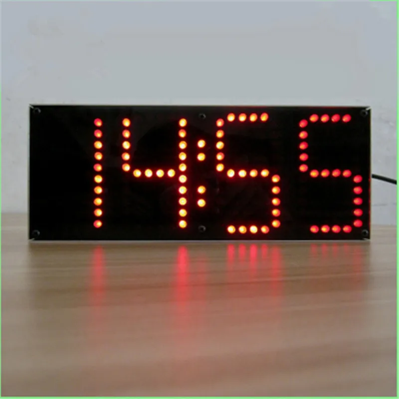 kit relógio digital para tela vermelha de tamanho kit de relógio com controle temporizador eletronicos