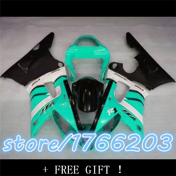 

Nn Hot sales YZF R1 YZF R1, 2000-2001-00-01 YZF1000 fairing kit YZFR1 white green black sport bike cheap motorcycle