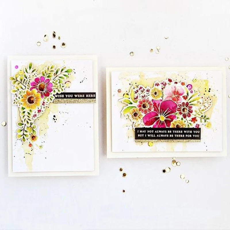 

Thank you Letters Flowers Pattern Prints Transparent Clear Silicone Stamp/Seal for DIY scrapbooking/photo album Decorative