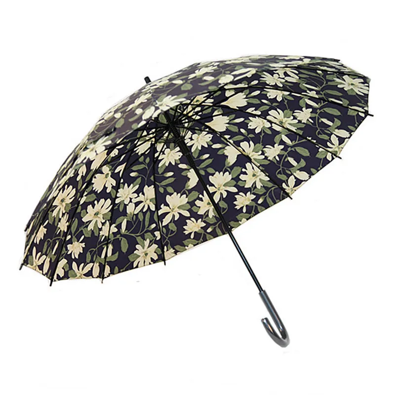 Buy Korea Style Lily Flower Umbrella Long Handle Sun