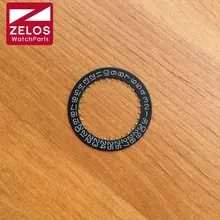 Черный белый письмо календарь рамка для ETA7750 часовой механизм запасные части