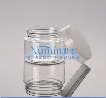 

50ml clear PET jar, Pill Container Plastic Medicine Box with clear Cover, 50g cream Jar Food Grade Material PET Jar