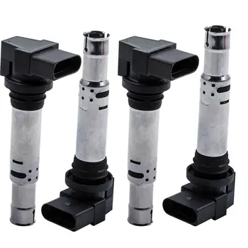 

4x Ignition Coil For V-W Golf Polo Je-tta Beetle AU-DI A1 A3 1.4L 1.6L OEM 036905715 036905715F 036905100