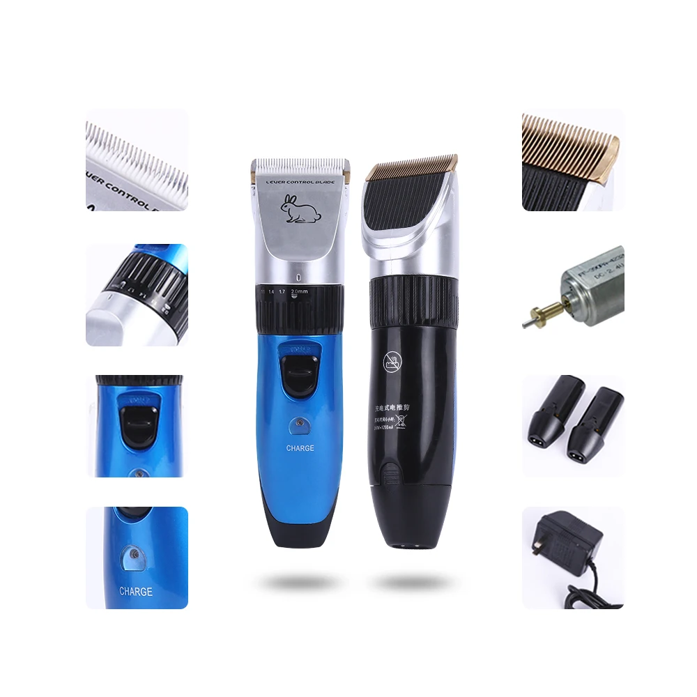 Image Electric Pet Hair Trimmer Dog Scissors Professional Animals Grooming Clippers Dog Hair Cutters Rechargeable Pet Cat Hair Shaver