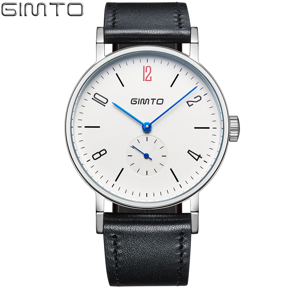 

2017 GIMTO Watch Men Luxury Brand Men's quartz-watch Waterproof Clock Men Wrist watches Relogio Masculino reloj hombre