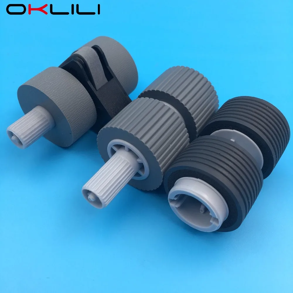 1SETX PA03338-K011 PA03576-K010 Pick Roller Brake Roller for Fujitsu fi-6670 fi-6770 fi-6750 fi-6750s fi-5750C fi-5650C fi-5650