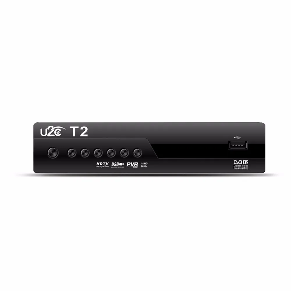 Качество U2C DVB-T Smart tv Box DVB-T2 T2 STB H.264 MPEG-4 HD 1080P ТВ цифровой эфирный приемник DVB T/T2 телеприставка