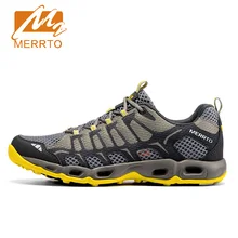Любители Merrto 2018 Trail кроссовки легкие Бегун на открытом воздухе спортивные кроссовки для любителей Бесплатная доставка MT18598/MT18597