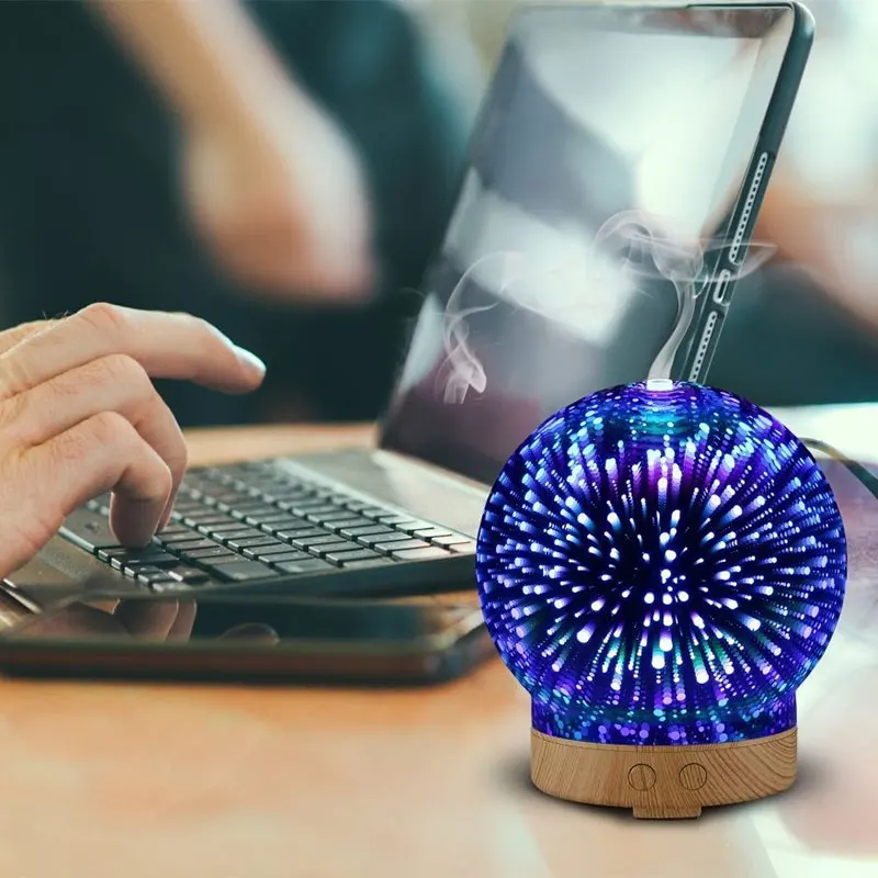 SUNLI дом 3D ночные светильники увлажнитель луна лампа luminaria масляный диффузор