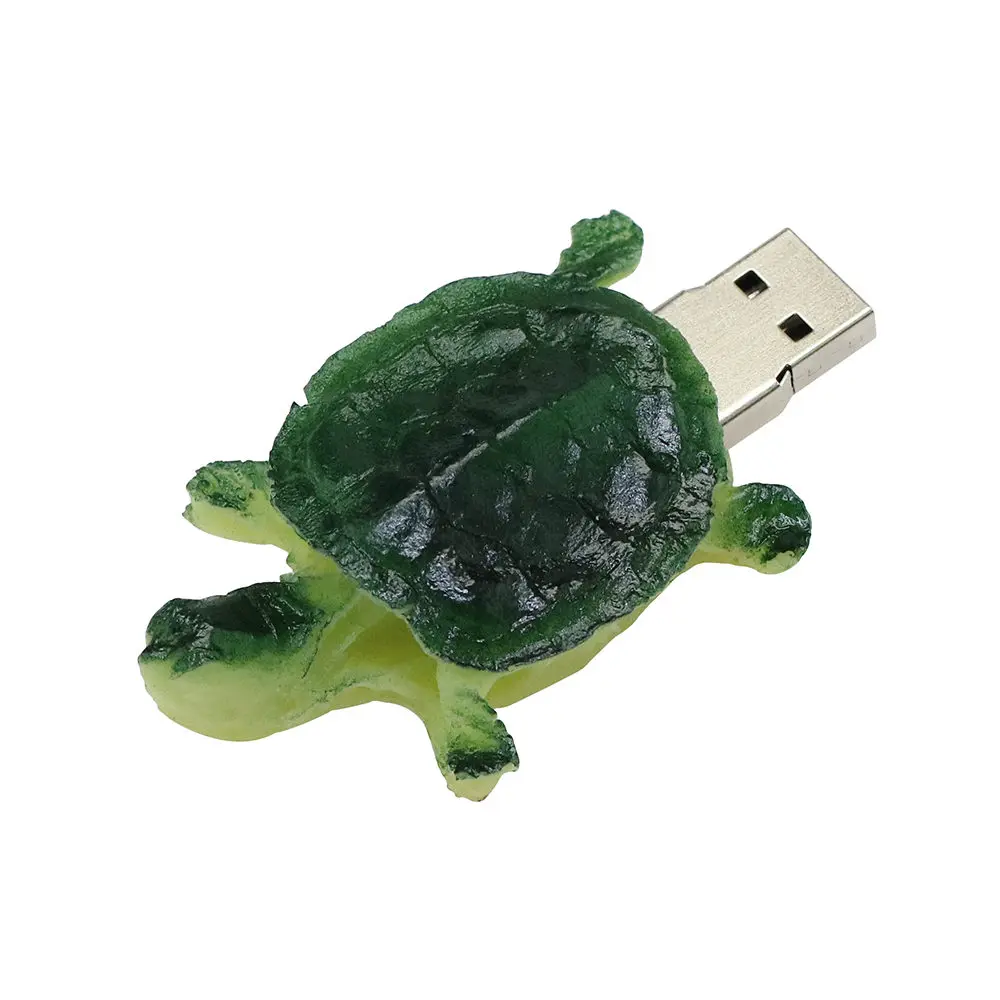 USB Flash Drive Tortoise Pen Drive 4GB 8GB 16GB 32GB 64GB 128GB Cartoon Animal Turtle USB Flash Pendrive Memory Stick Disk Gifts usb 2.0 flash drive