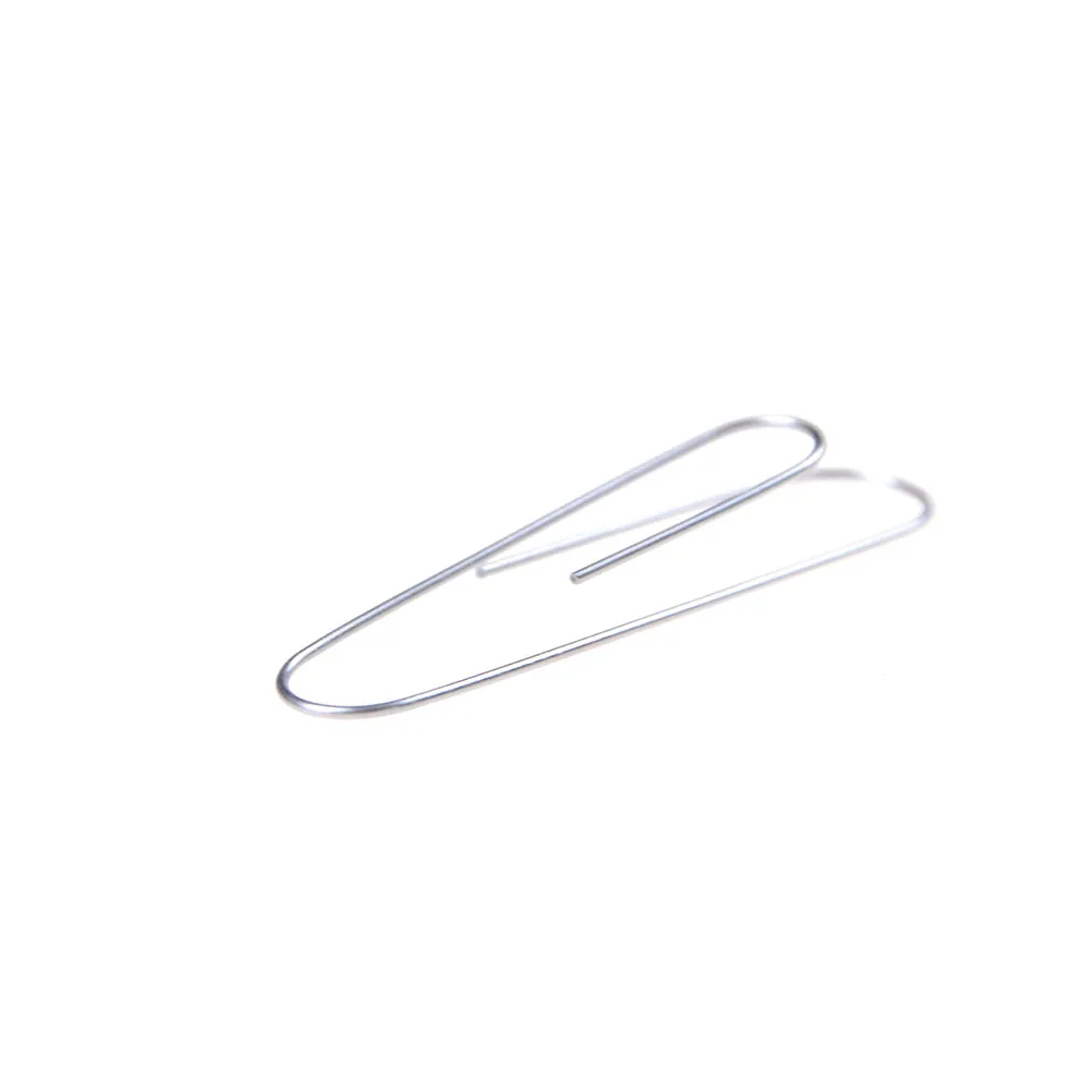 1pc Amazing Nickel Metal Memory Shift Self Bending Paperclip Magic