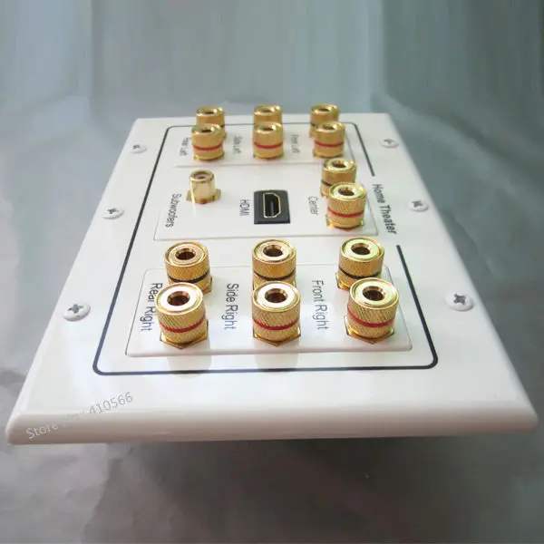 Buy Gold Audio Speaker Connector Panel Socket