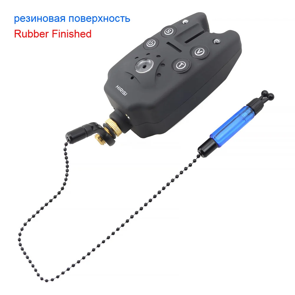 Baratos 3 unids set alarmas de mordedura de pesca LED azul impermeable caña de pescar alerta tono sensibilidad volumen sonido carpa aparejos de pesca