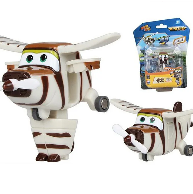 Мини Супер Крылья самолет ABS робот игрушки Фигурки Супер крыло трансформация реактивный анимация для детей подарок - Цвет: With Box BELLO