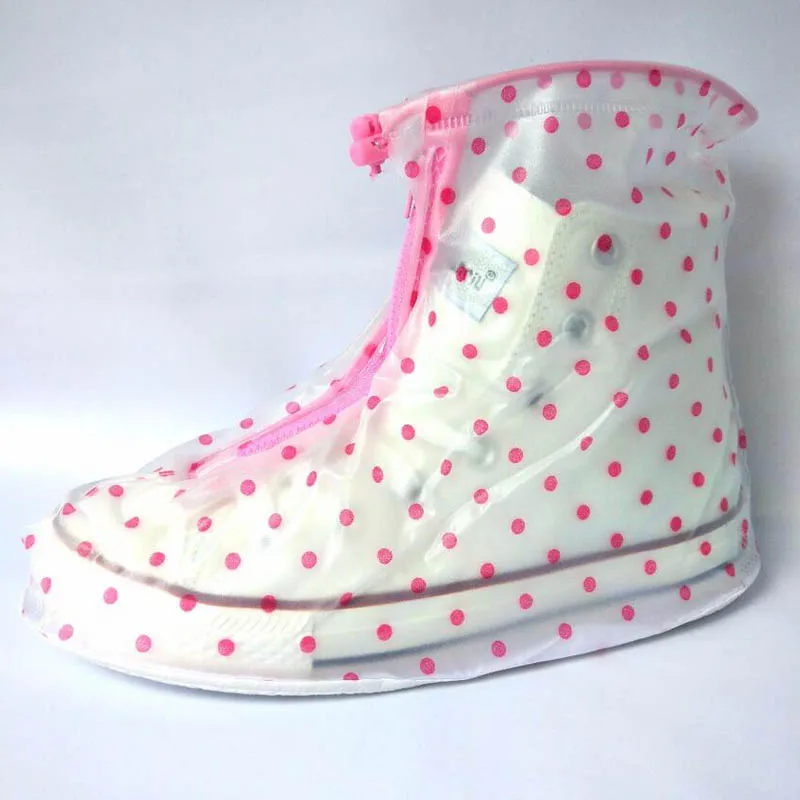 JUP Reusable Waterproof Overshoes Shoe Covers Shoe Protector Men Women Rain Cover Shoes Accessories PVC Waterproof  Shoes Cover 