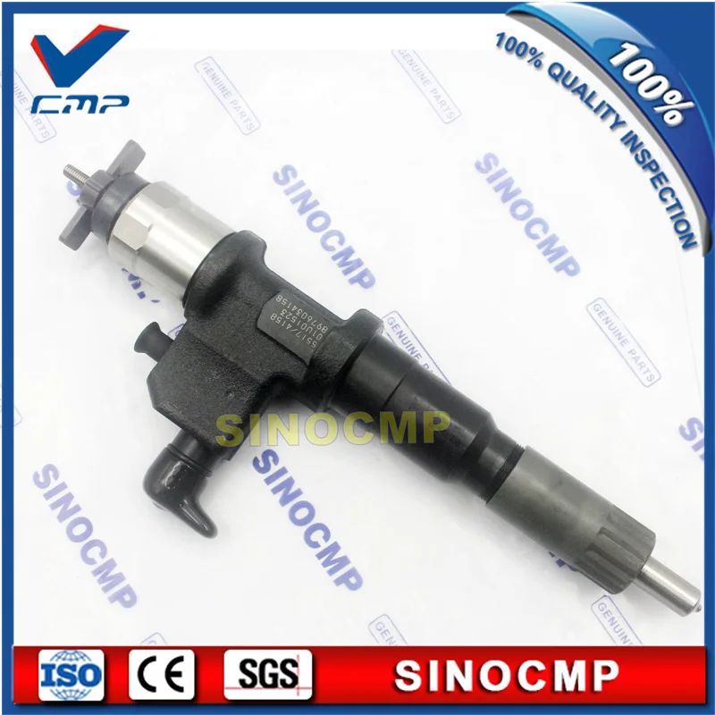 Engine 4HK1 6HK1 Excavator Common Diesel Injector 095000-5471 095000-5473 For Hitachi ZX210H-3 ZX200-3 ZX350-3 ZX330-3 | Автомобили и